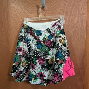 Colorful Floral Women's Skater Skirt